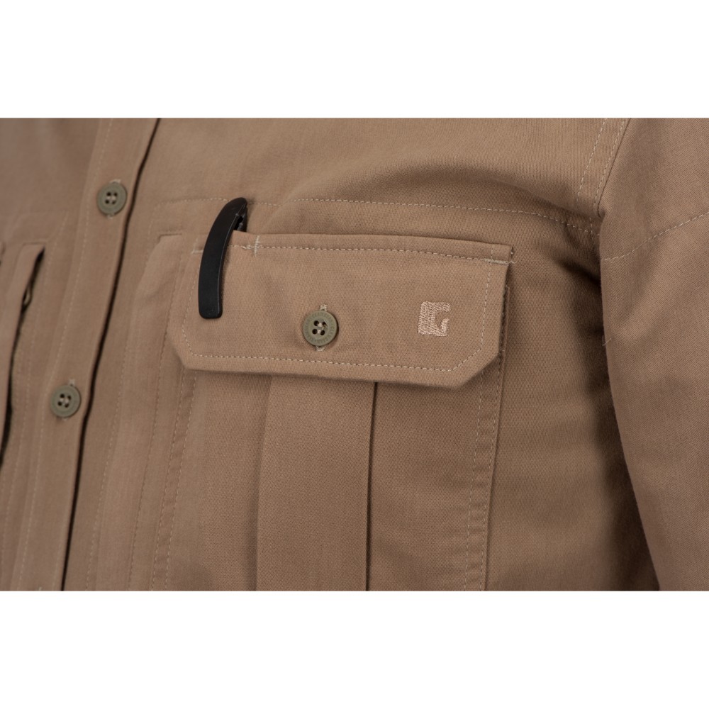 3782_11 Poukamiso Πουκάμισο Tactical - Picea LS - Μακρυμάνικο - Χακί - Clawgear - Image 12