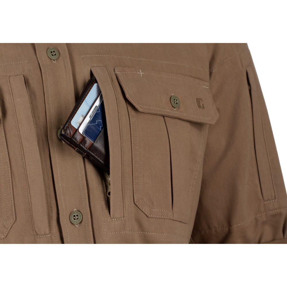 3782_12 Poukamiso Πουκάμισο Tactical - Picea LS - Μακρυμάνικο - Χακί - Clawgear - Image 13