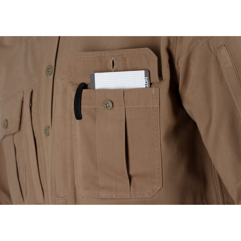 3782_13 Poukamiso Πουκάμισο Tactical - Picea LS - Μακρυμάνικο - Χακί - Clawgear - Image 14