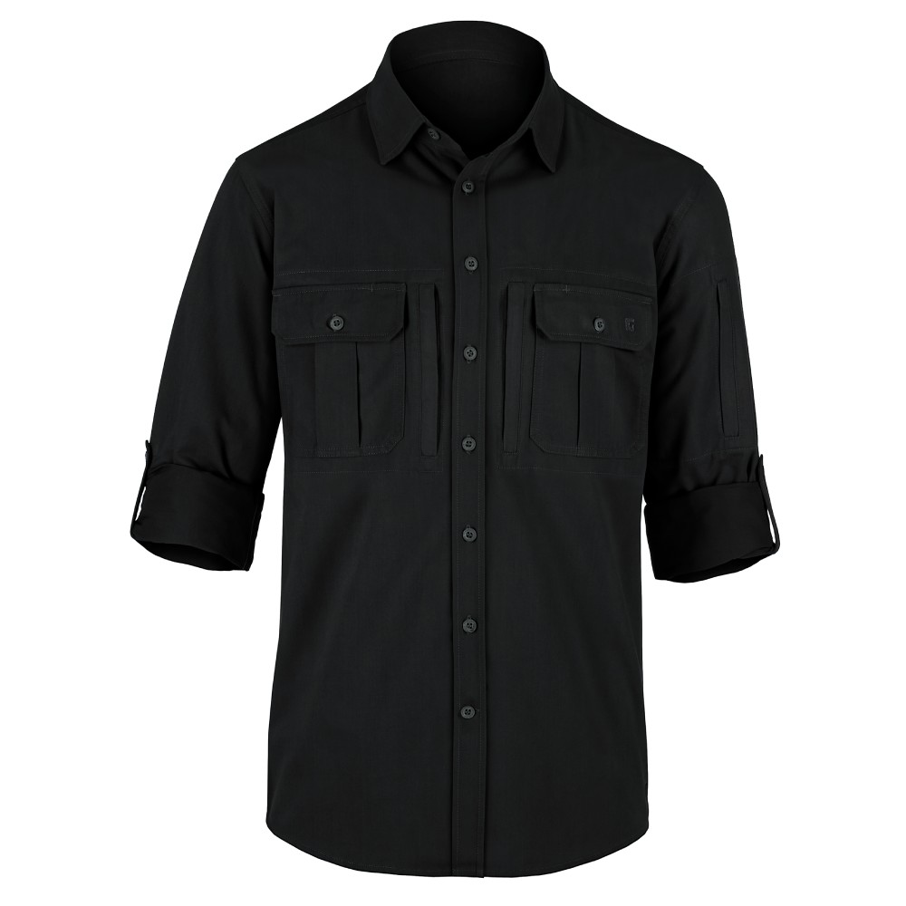 3803_6 Πουκάμισο Tactical Picea LS – Μαύρο - Clawgear - Image 7