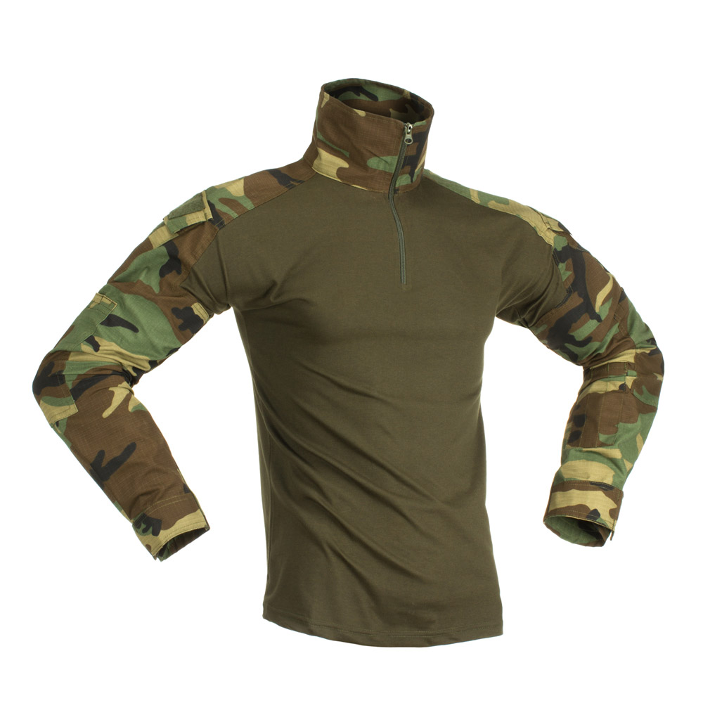 Μπλούζα Μάχης Combat Shirt Woodland - Invader Gear