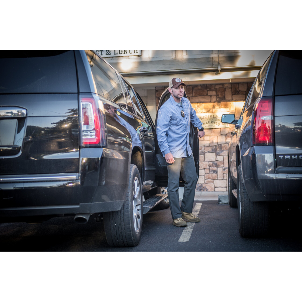 defgent-life-1 Πουκάμισο Defender Mk2 Gentleman - Melange Light Blue - Helikon-Tex - Image 12