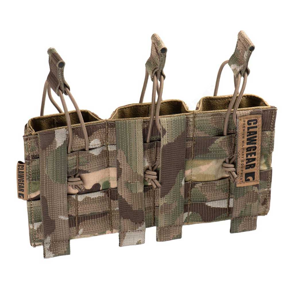 3679-3 Θήκη 3 Γεμιστήρων 5.56 Open Top Core – Multicam – Clawgear - Image 3