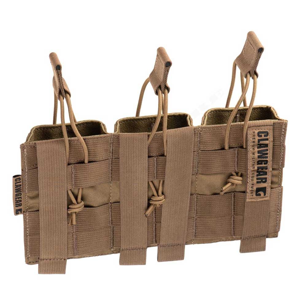 3834-3 Θήκη 3 Γεμιστήρων 5.56 Open Top Core – Coyote – Clawgear - Image 3