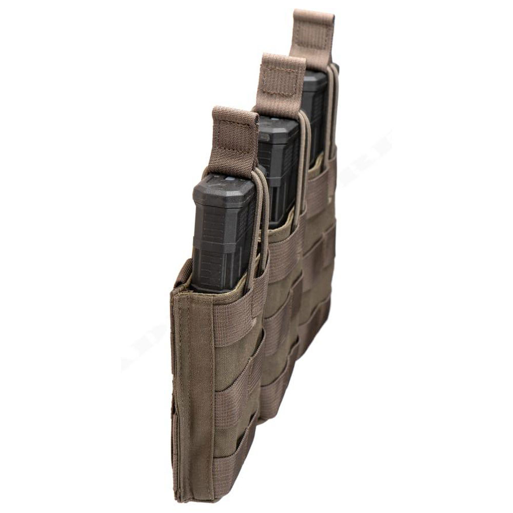 3835-4 Θήκη 3 Γεμιστήρων 5.56 Open Top Core – RAL7013 – Clawgear - Image 4