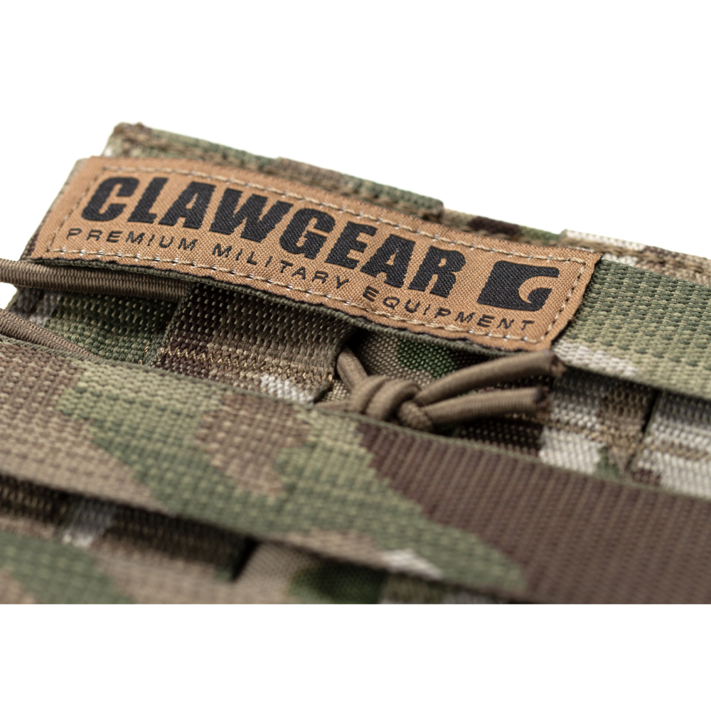 4634_8 Θήκη 2 Γεμιστήρων 5.56 Open Top Core – Multicam – Clawgear - Image 8