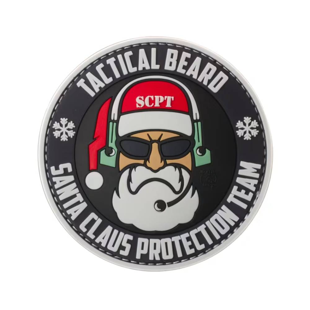 Santa Claus Protection Team 3D Rubber Patch - Full Color - JTG