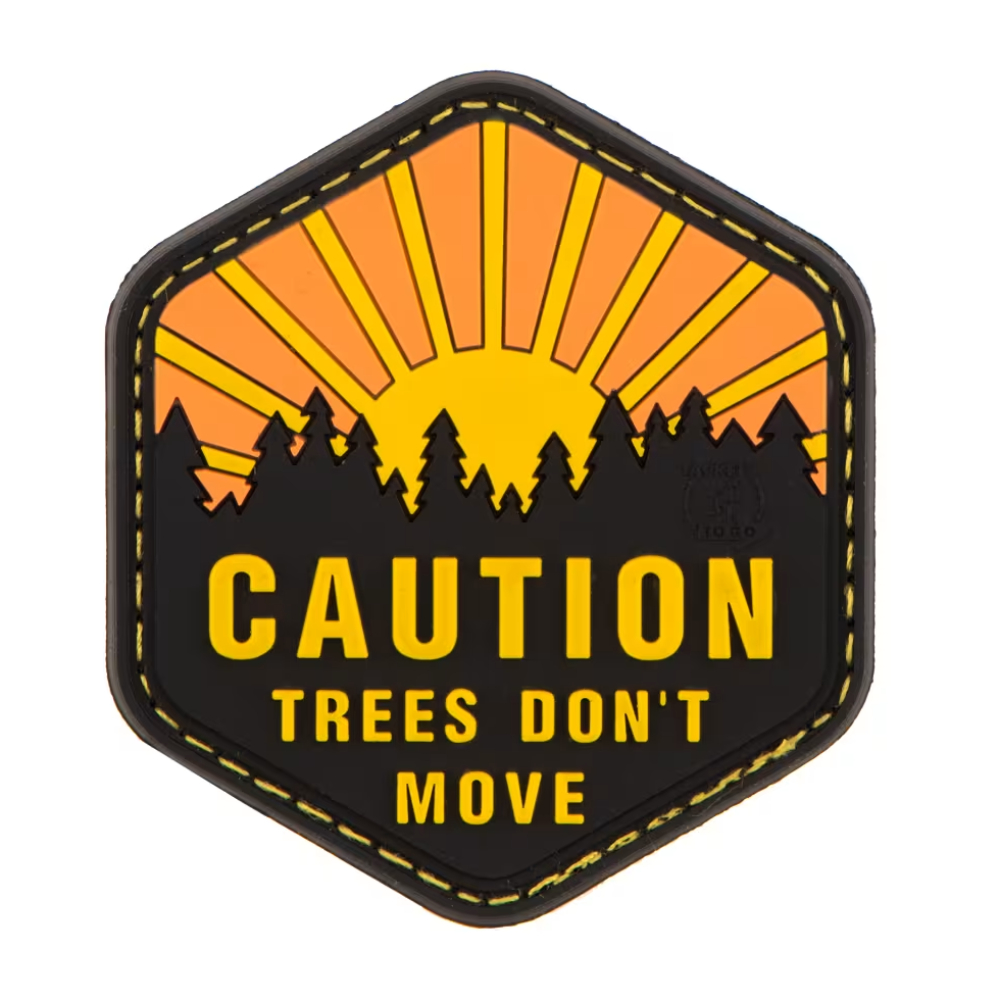 Trees Don't Move 3D Rubber Patch - Full Color - JTG