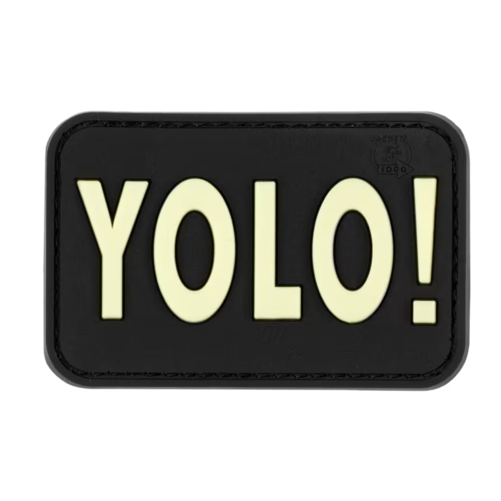 YOLO 3D Rubber Patch - Glow - JTG