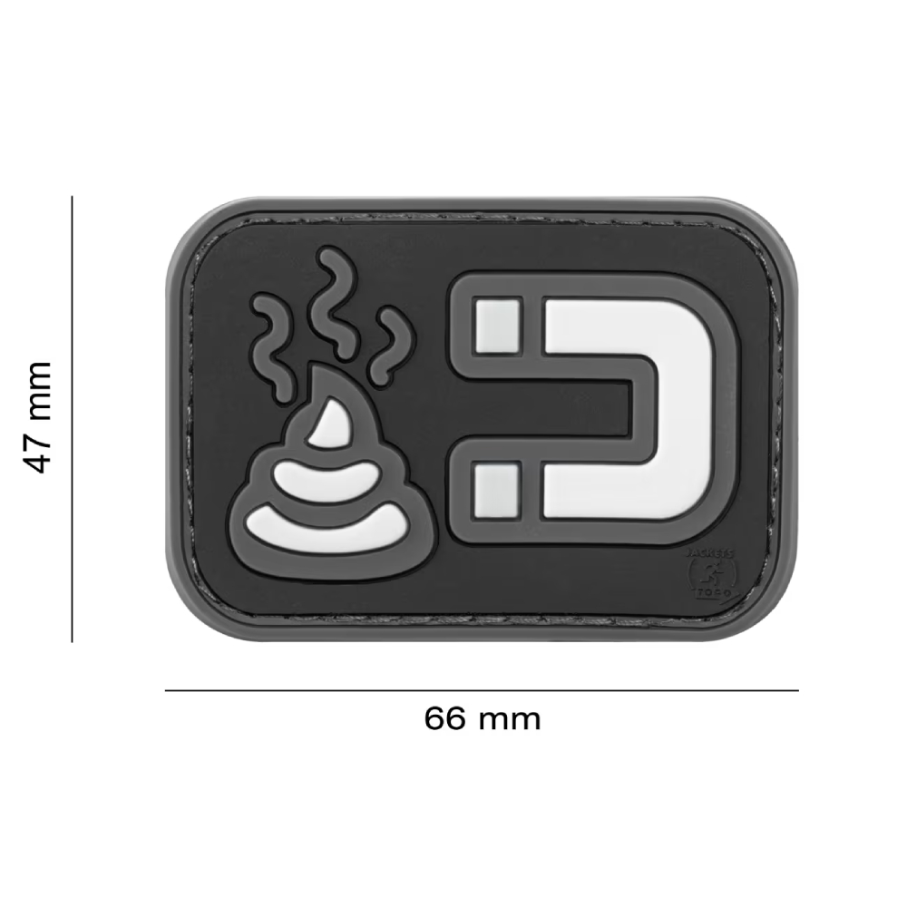 4571-2 Shit Magnet 3D Rubber Patch - SWAT - JTG - Image 2