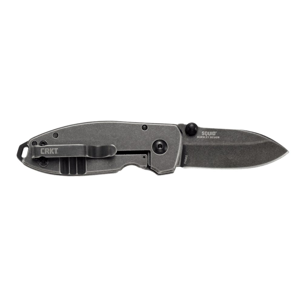 2287-2 Σουγιάς Squid Thumbstud EDC - Black Stonewash - CRKT - Image 3