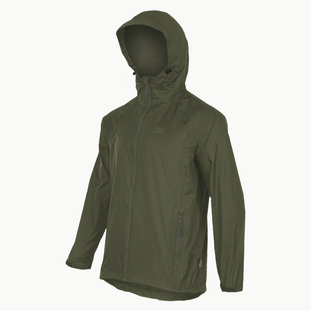 4155-5 Αδιάβροχο Τζάκετ – Stow & Go Packaway – Olive Green – Highlander - Image 6