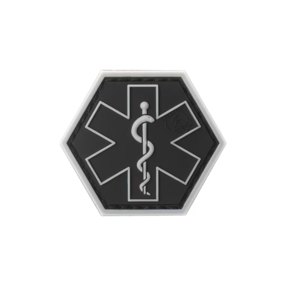 Paramedic Hexagon 3D Rubber Patch - SWAT - JTG
